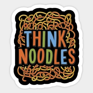 Think Noodles Sticker